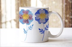 Mugs  Flowers Sublimation