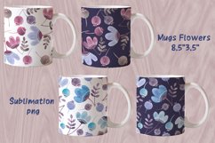 Mugs Flowers Sublimation