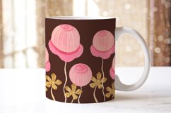 Mugs flowers sublimation watercolor
