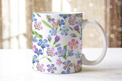 Mugs forget-me-nots  sublimation