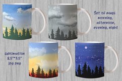 Mugs morning Afternoon Evening Night