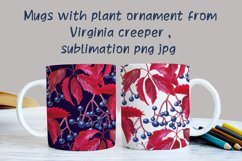 Mugs plant ornament sublimation