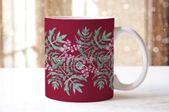 Mugs watercolor floral ornament sublimation