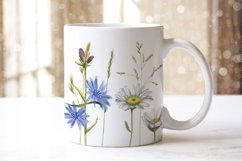 Mugs wildflowers sublimation