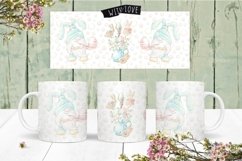 Easter Gnome Mug Sublimation Mug Wrap Product Image 1