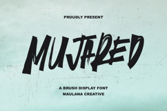 Mujared Brush Font Product Image 1