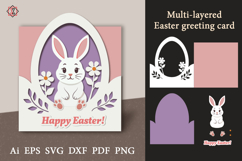 Multi-layered Easter Greeting Card Product Image 1