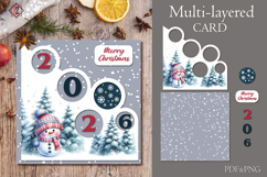 Layered Card 2026 Happy Christmas Product Image 1