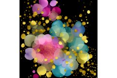 20 Oz Watercolor Splash Glitter Tumbler Wrap Product Image 7