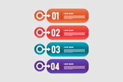 Multicolored banner infographic design template Product Image 2