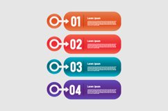 Multicolored banner infographic design template Product Image 1