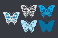 Multilayer Butterflies.Cricut File.Craft. Product Image 2