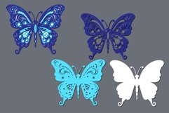 Multilayer Butterflies.Cricut File.Craft. Product Image 3