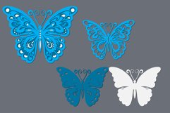 Multilayer Butterflies.Cricut File.Craft. Product Image 4