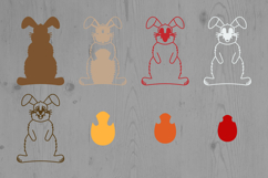 Multilayer Easter Bunny SVG Egg SVG Product Image 2