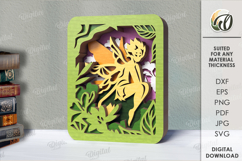 Multilayered Wooden Decor Lasercut. Home decor SVG Product Image 1