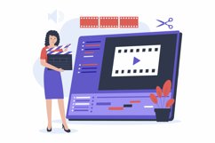 Multimedia editing illustration set Product Image 3