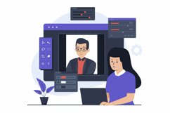 Multimedia editing illustration set Product Image 6