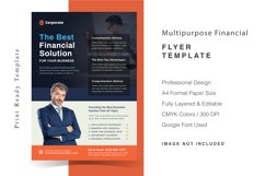 Multipurpose Financial Business Flyer Template Product Image 1