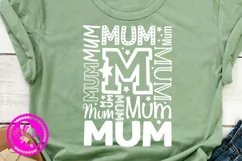 Mum Mum svg Mommy shirt Different fonts Mothers Birthday Product Image 2