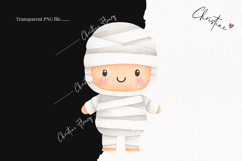 Cute Halloween Mummy Clipart | Halloween PNG Product Image 2