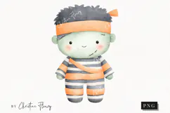 Cute Halloween Mummy Clipart | Halloween PNG Product Image 1