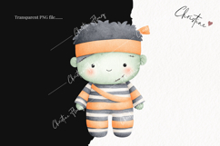 Cute Halloween Mummy Clipart | Halloween PNG Product Image 2