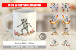 Mug Wrap Mummy Beach Holiday Product Image 1