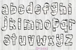 Mummy Doodle Font | Alphabet clipart Halloween PNG Letter Product Image 3