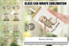 Mummy Mishaps Glass Can Product Image 1