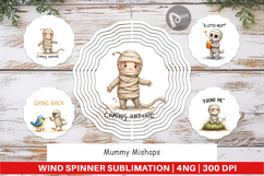 Mummy Mishaps Wind Spinner Product Image 1