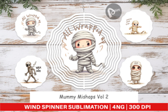 Mummy Mishaps Wind Spinner Product Image 1