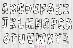Mummy Doodle Font | Alphabet clipart Halloween PNG Letter Product Image 2