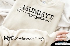 Mummy&#039;s Wisdom Sleeve SVG, Mother&#039;s Day SVG Design Product Image 2