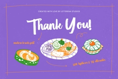 Munch Platter - Modern Brush Font Product Image 20