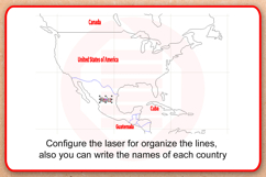 Laser cut World map SVG vector template digital download Product Image 6