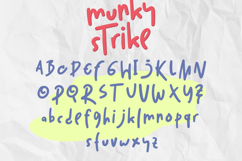 Munky Strike a Doodly Typeface Font Product Image 10