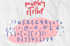 Munky Strike a Doodly Typeface Font Product Image 9