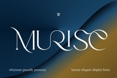 Murise Luxury Elegant Serif Font Product Image 1