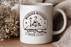 Murder Mystery Book Club SVG, Mystery Reader PNG Design Product Image 3