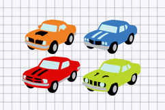 Muscle cars Elements 3D SVG Product Image 2