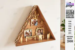 Museum of Us Laser Cut | Personalised 3D Photo Frame | CNC Product Image 1