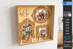 Museum of Us - Personalised Photo Frame Laser Cut Design Product Image 1