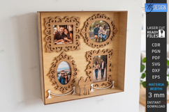 Museum of Us - Personalised Photo Frame Laser Cut Design Product Image 1