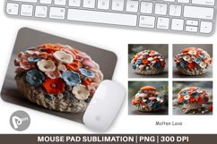 Mouse Pad Mushromm Embroidery Product Image 1