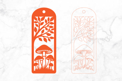Mushroom Bookmark SVG Laser Cut Product Image 3