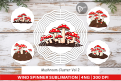 Wind Spinner Forest Mushrooms Product Image 1