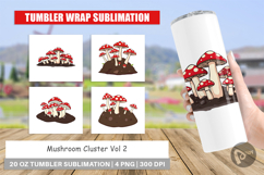 Tumbler Forest Mushrooms Product Image 1