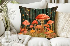 Mushroom Fantasy Forest Digital Paper Bundle Product Image 5