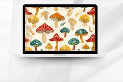 Fantasy Mushroom Digital Paper Bundle Product Image 5